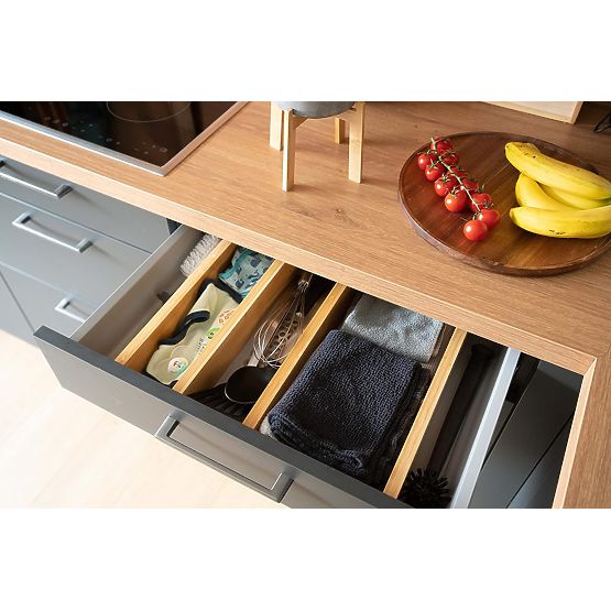 Zestaw 4 bambusowych przegródek do szuflady RITA