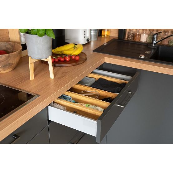 Zestaw 4 bambusowych przegródek do szuflady RITA