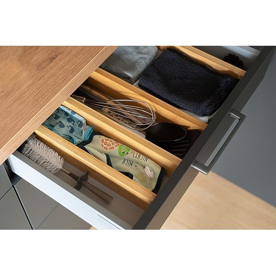 Zestaw 4 bambusowych przegródek do szuflady RITA