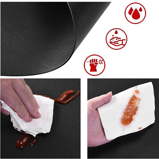 Zestaw 8 podkładek na stół TRIVAL BLACK