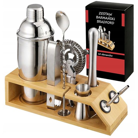 Zestaw barmański BRADFORD 10 sztuk
