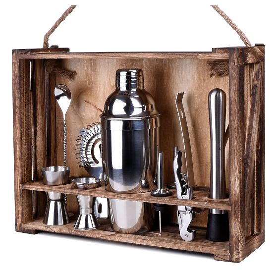 Zestaw barmański LOGAN 11 elementów z pudełkiem