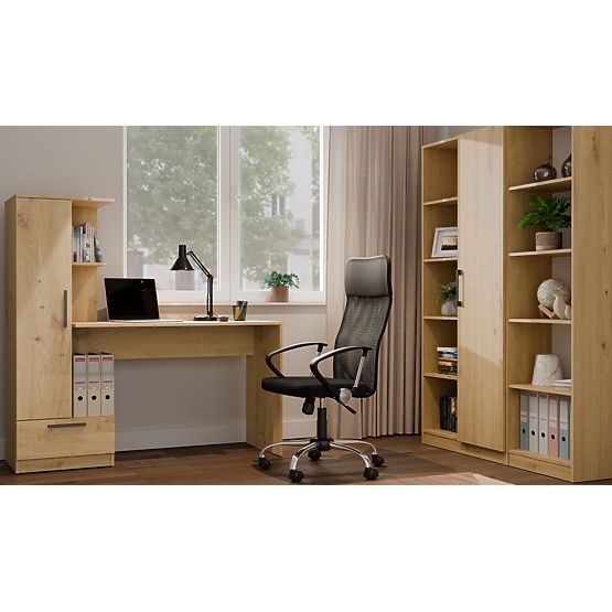 Zestaw Biurko + Regał COSMO DĄB ARTISAN
