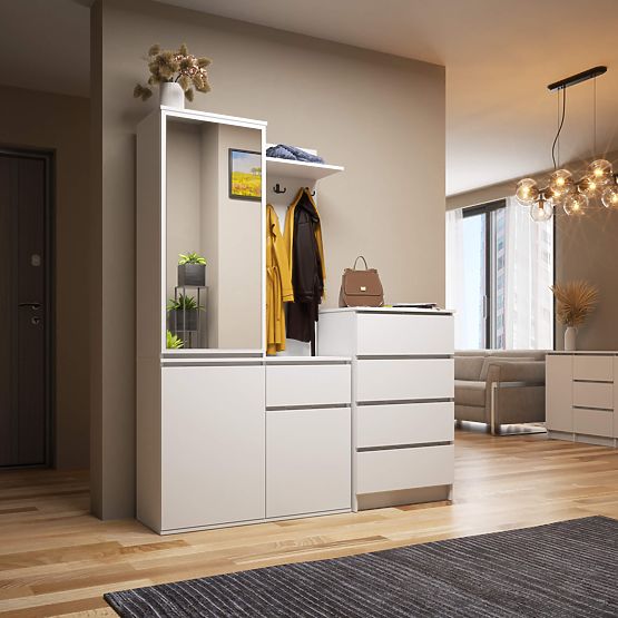 ZESTAW DO PRZEDPOKOJU ENTRO PK BIAŁY