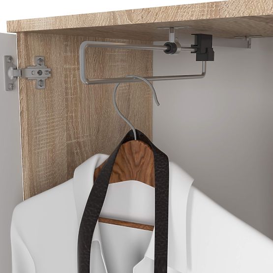 ZESTAW DO PRZEDPOKOJU ENTRO PK DĄB SONOMA / BIAŁY