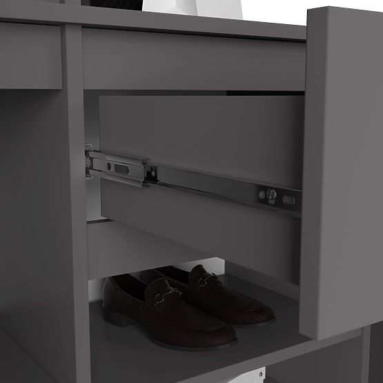 ZESTAW DO PRZEDPOKOJU ENTRO PK GRAFIT SZARY