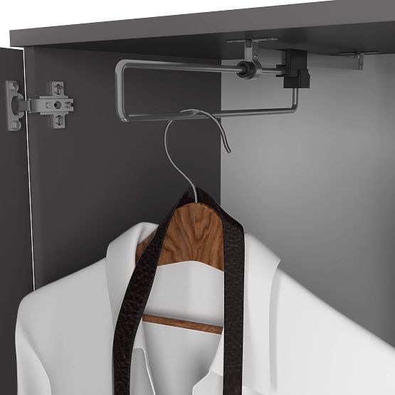 ZESTAW DO PRZEDPOKOJU ENTRO PK GRAFIT SZARY