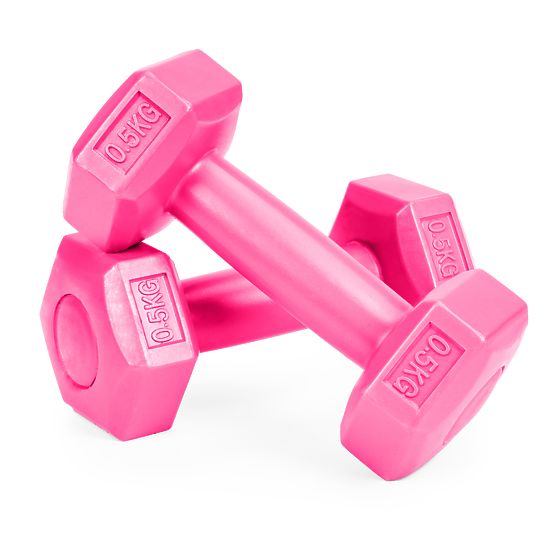 Zestaw hantli do fitness 2x 0,5 kg