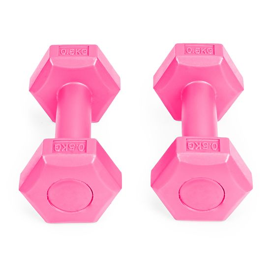 Zestaw hantli do fitness 2x 0,5 kg