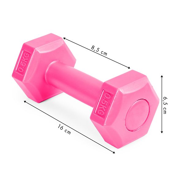 Zestaw hantli do fitness 2x 0,5 kg