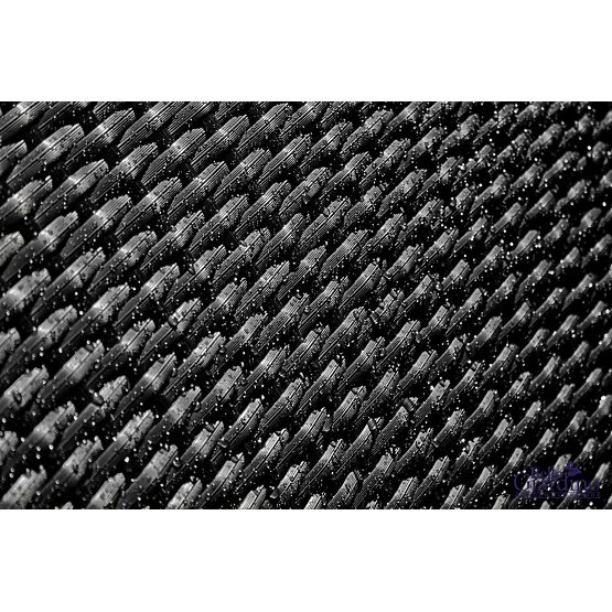 Zestaw mebli jadalnianych z technoratanu (stół 150×90 cm + 6 × krzesła) AVVICENTE, czarny