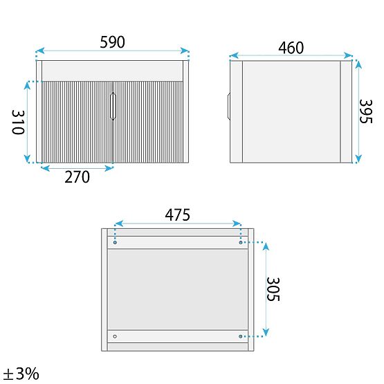 Zestaw mebli łazienkowych z umywalką Astor 60 cm Biała