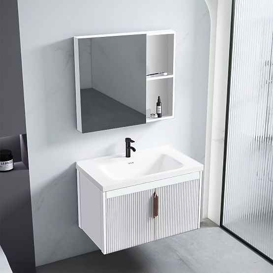 Zestaw mebli łazienkowych z umywalką Astor 60 cm Biała