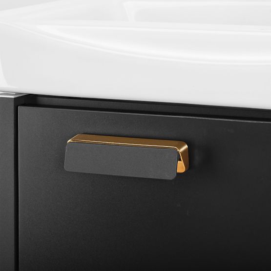 Zestaw mebli łazienkowych z umywalką Molly 40 cm Szary