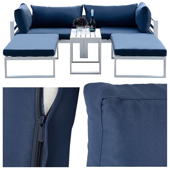 Zestaw mebli ogrodowych SANTO biały