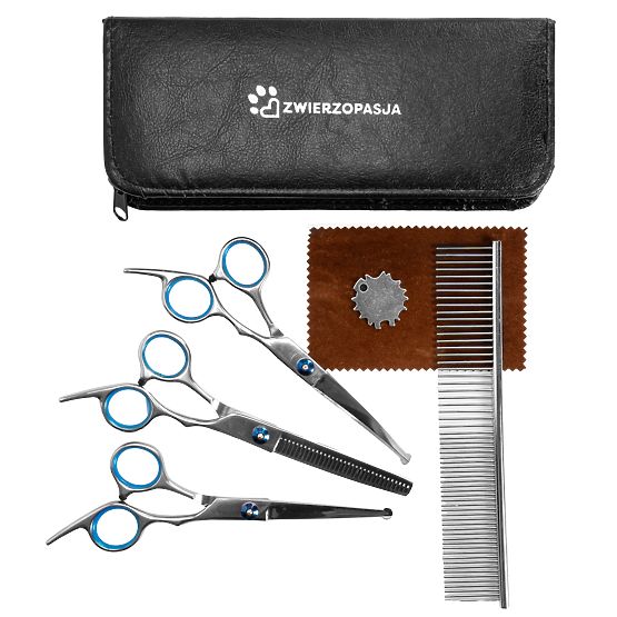Zestaw nożyczek dla zwierząt GROMMY dla psa i kota