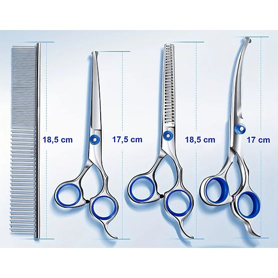 Zestaw nożyczek dla zwierząt GROMMY dla psa i kota