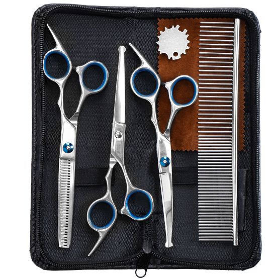 Zestaw nożyczek dla zwierząt GROMMY dla psa i kota