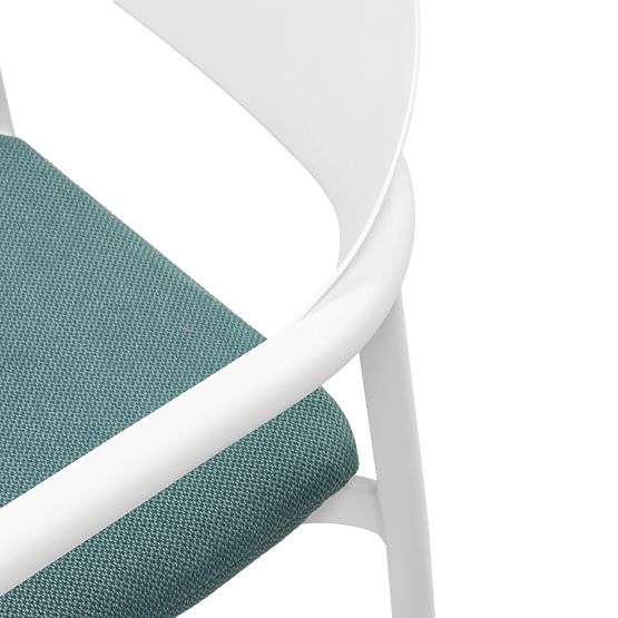 Zestaw ogrodowy Marinelli, stół rozkładany 230-300 cm + 6 krzeseł, aluminium, biały