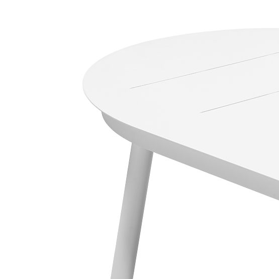 Zestaw ogrodowy Marinelli, stół rozkładany 230-300 cm + 6 krzeseł, aluminium, biały