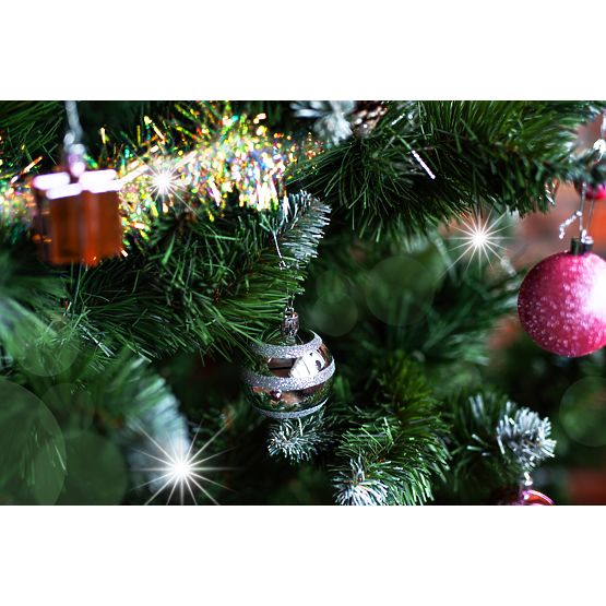 Zestaw ozdób świątecznych Lila/Rose 208 szt.