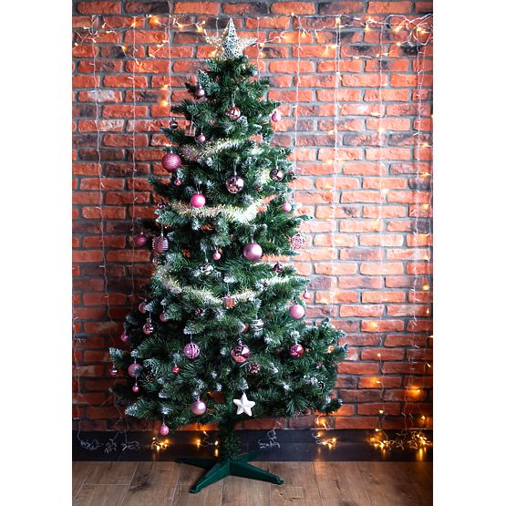 Zestaw ozdób świątecznych Lila/Rose 208 szt.