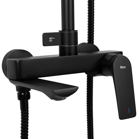 Zestaw prysznicowy REA AVALON CZARNY