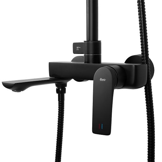 Zestaw prysznicowy REA AVALON CZARNY