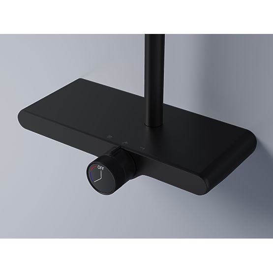 Zestaw prysznicowy REA Bari Czarny