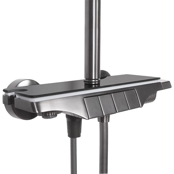 Zestaw prysznicowy REA Savio z wyświetlaczem LED Titan