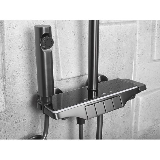 Zestaw prysznicowy REA Savio z wyświetlaczem LED Titan