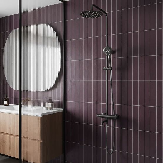 Zestaw Prysznicowy z Termostatem Rea Lungo Titan