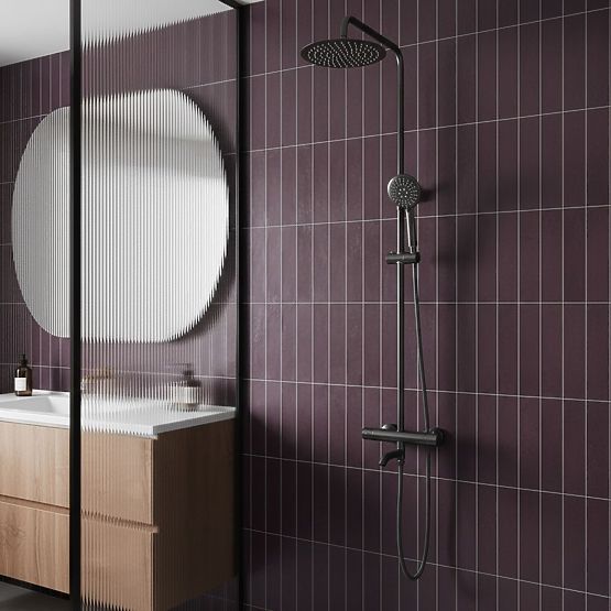 Zestaw Prysznicowy z Termostatem Rea Lungo Titan