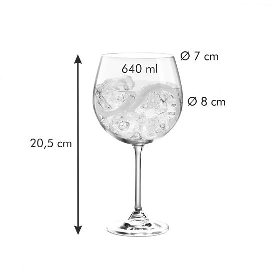 Zestaw stołowy CHARLIE kolor przezroczysty tescoma