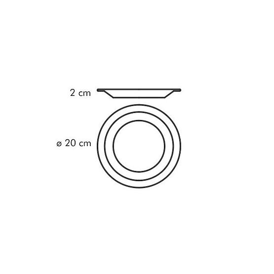 Zestaw stołowy GUSTITO kolor biały tescoma