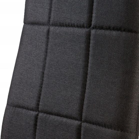 Zestaw tapicerowanych krzeseł do jadalni i salonu 4 szt. czarne