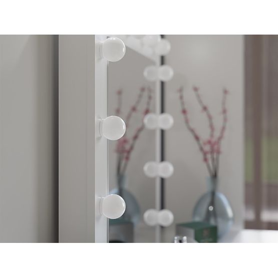 Zestaw toaletka Marina T+ 2S+L BIAŁY