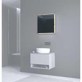 AVIOLA Lustro 60 cm + LED dąb artisan (1p=1szt)