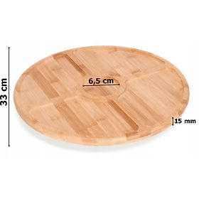 Bambusowa deska do przekąsek i serów Gracja