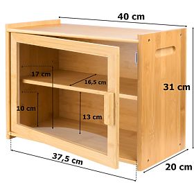 Bambusowy chlebak Pierre, pojemnik na chleb