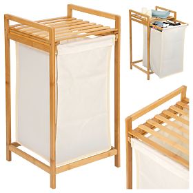 bambusowy kosz na pranie lub zabawki HANOI 1 przegroda