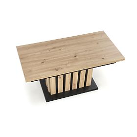 BARETTI stolik konferencyjny dąb artisan/czarny