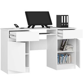 BIURKO CLP A5 2D 2SZ BIAŁE