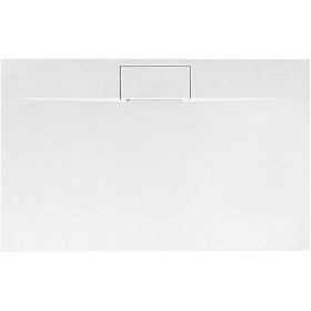 Brodzik prysznicowy Bazalt Long White 80x100, Rea