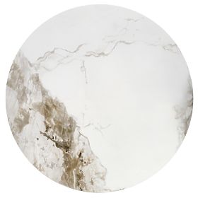 CECILIA stolik konferencyjny biały marmur / szary / złoty (2szt=1szt), Halmar