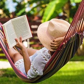 Dwuosobowy hamak 480143A RED, Bluegarden