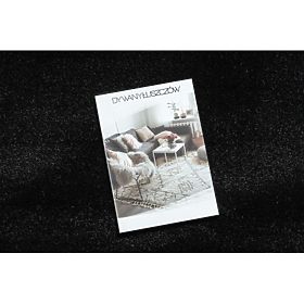 Dywan SOFTY, Jednolity, Jednokolorowy, czarny, F.H.Kabis