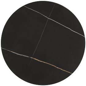 FATIMA zestaw 2 stolików, czarny marmur / złoty (1p=1szt)