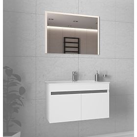 FIGARO Lustro 80 cm białe, Halmar