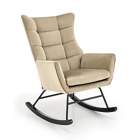 Fotel bujany BAZALTO - beż, Halmar